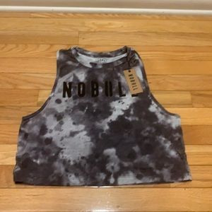 NWT tie dye No Bull crop top size small
